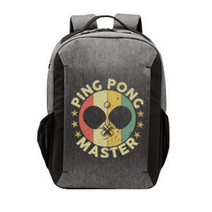 Ping Pong Master Champion Table Tennis Coach Paddle Player Vector Backpack