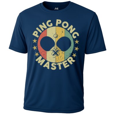 Ping Pong Master Champion Table Tennis Coach Paddle Player Performance Shirt