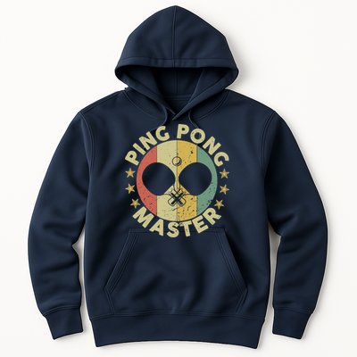 Ping Pong Master Champion Table Tennis Coach Paddle Player Hoodie