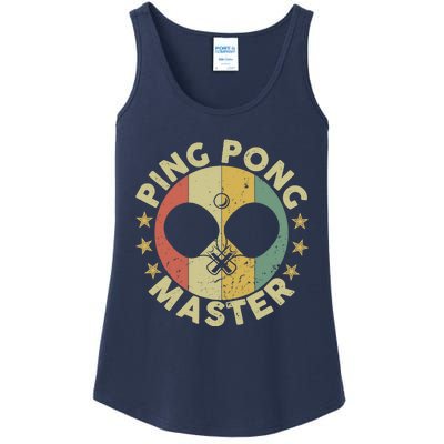 Ping Pong Master Champion Table Tennis Coach Paddle Player Ladies Essential Tank