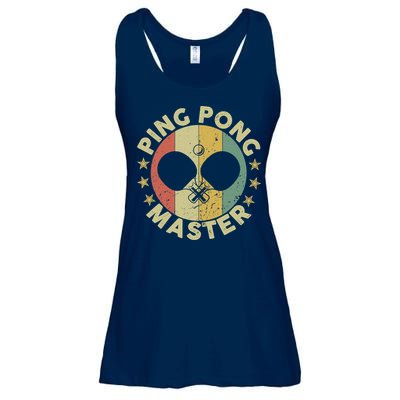 Ping Pong Master Champion Table Tennis Coach Paddle Player Ladies Essential Flowy Tank