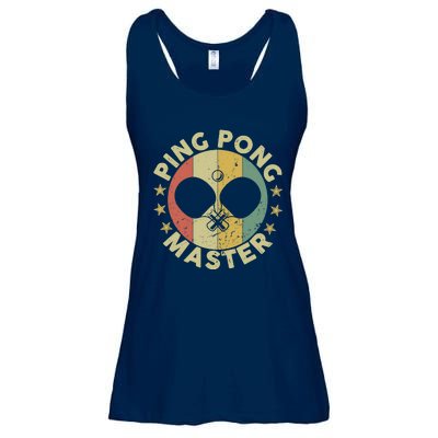 Ping Pong Master Champion Table Tennis Coach Paddle Player Ladies Essential Flowy Tank