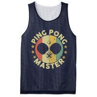 Ping Pong Master Champion Table Tennis Coach Paddle Player Mesh Reversible Basketball Jersey Tank