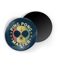 Ping Pong Master Champion Table Tennis Coach Paddle Player Magnet