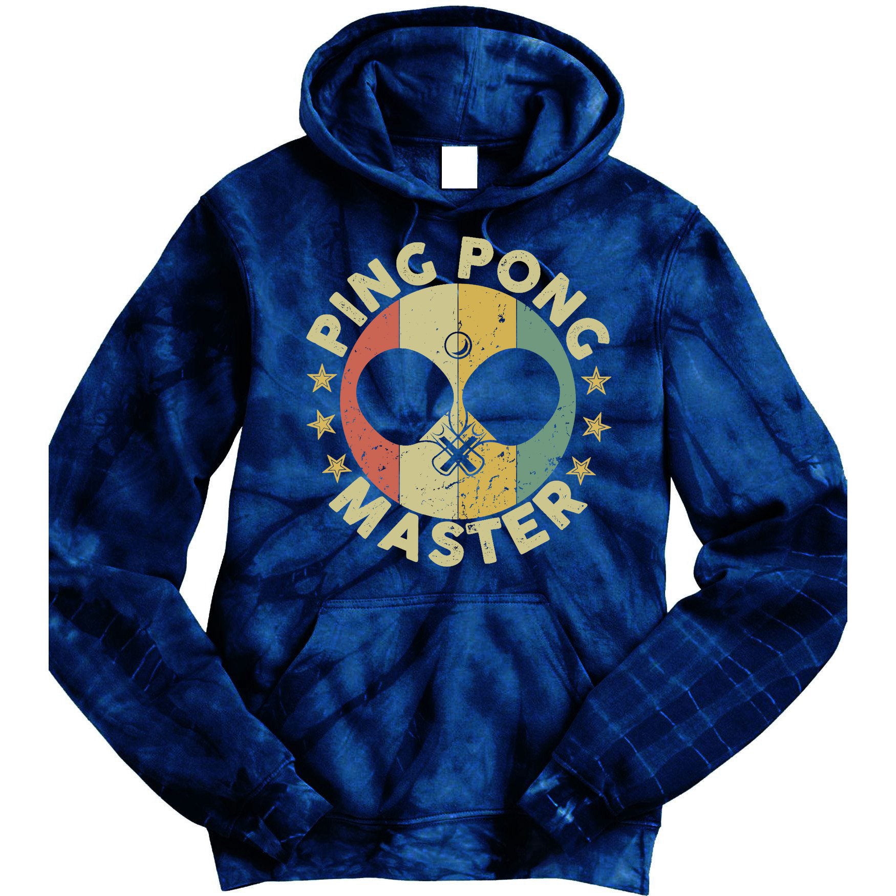 Ping Pong Master Champion Table Tennis Coach Paddle Player Tie Dye Hoodie