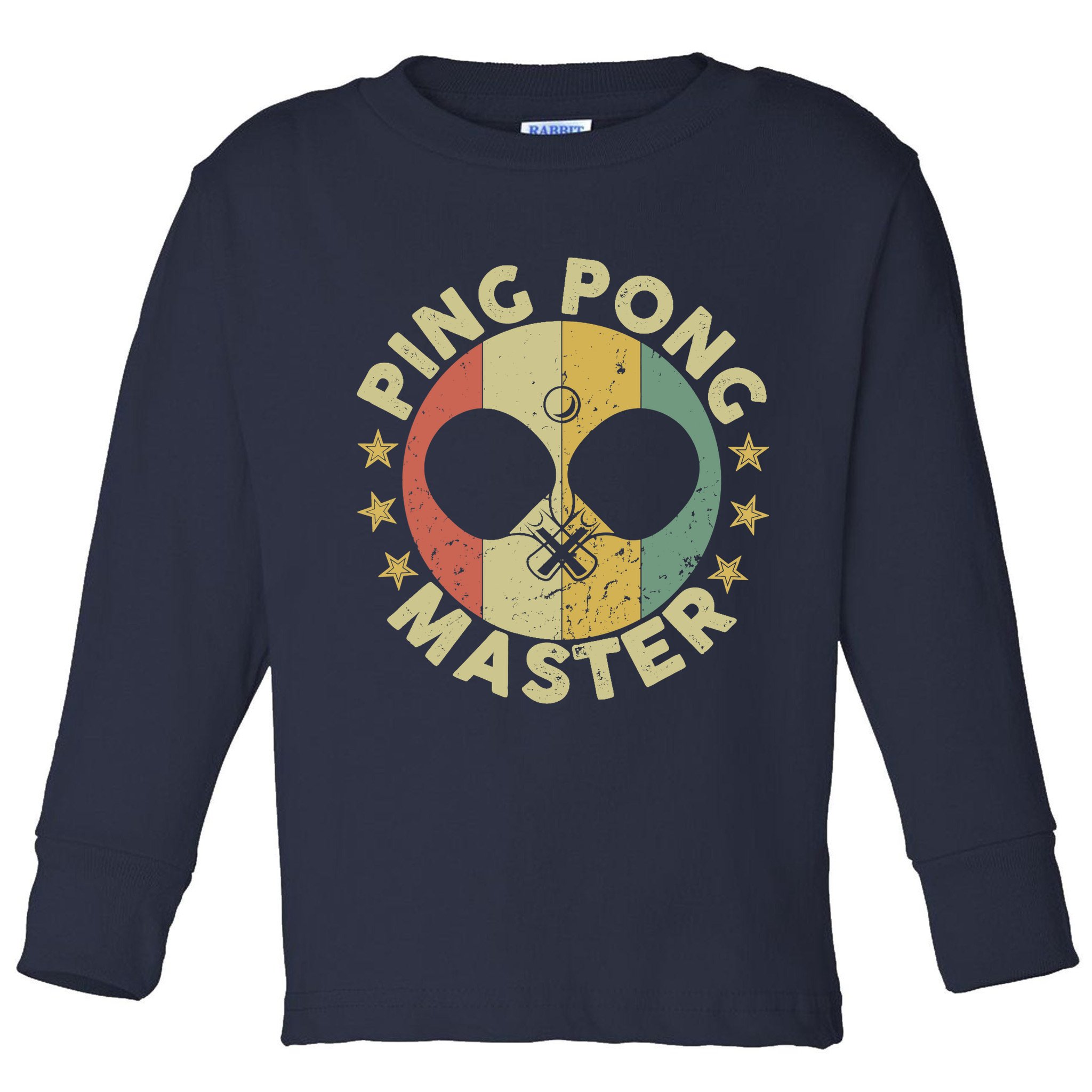 Ping Pong Master Champion Table Tennis Coach Paddle Player Toddler Long Sleeve Shirt