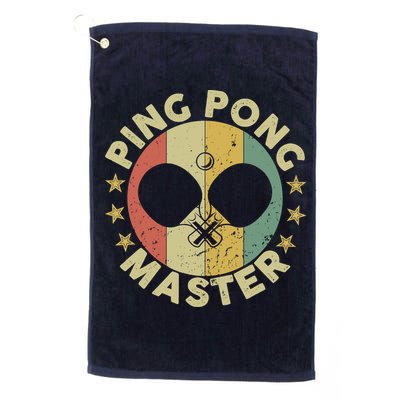 Ping Pong Master Champion Table Tennis Coach Paddle Player Golf Towel