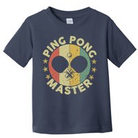 Ping Pong Master Champion Table Tennis Coach Paddle Player Toddler T-Shirt