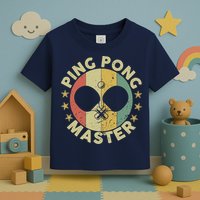 Ping Pong Master Champion Table Tennis Coach Paddle Player Toddler T-Shirt
