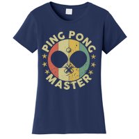 Ping Pong Master Champion Table Tennis Coach Paddle Player Women's T-Shirt