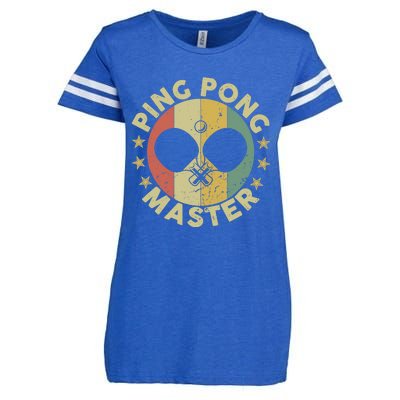 Ping Pong Master Champion Table Tennis Coach Paddle Player Enza Ladies Jersey Football T-Shirt