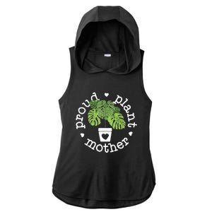 Proud Plant Mother Plant Mama Plant Ladies PosiCharge Tri-Blend Wicking Draft Hoodie Tank