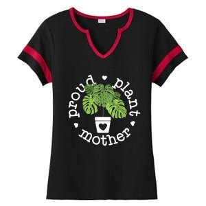 Proud Plant Mother Plant Mama Plant Ladies Halftime Notch Neck Tee