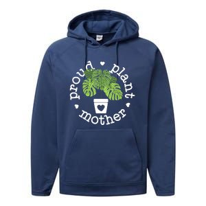 Proud Plant Mother Plant Mama Plant Performance Fleece Hoodie