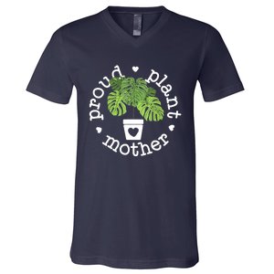 Proud Plant Mother Plant Mama Plant V-Neck T-Shirt