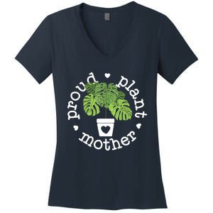 Proud Plant Mother Plant Mama Plant Women's V-Neck T-Shirt