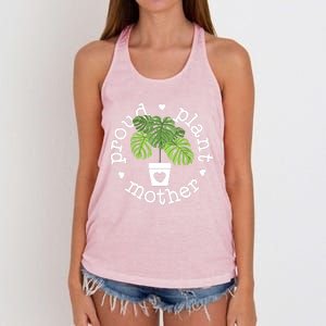 Proud Plant Mother Plant Mama Plant Women's Knotted Racerback Tank