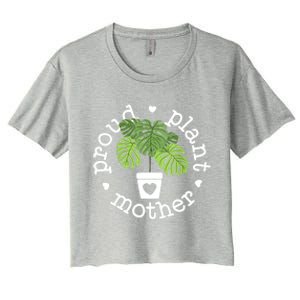 Proud Plant Mother Plant Mama Plant Women's Crop Top Tee