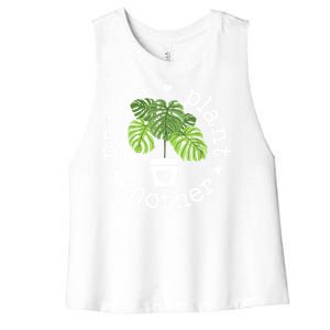 Proud Plant Mother Plant Mama Plant Women's Racerback Cropped Tank