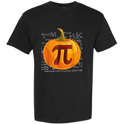 Pumpkin Pi Math Teacher Halloween Thanksgiving Day Costume Garment-Dyed Heavyweight T-Shirt