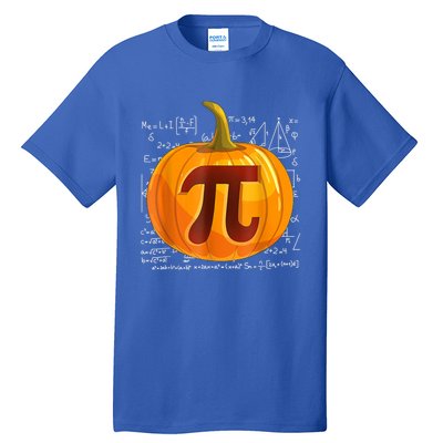 Pumpkin Pi Math Teacher Halloween Thanksgiving Day Costume Tall T-Shirt