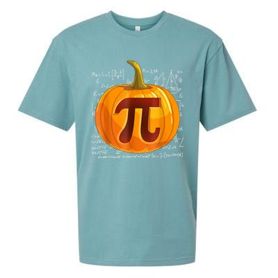 Pumpkin Pi Math Teacher Halloween Thanksgiving Day Costume Sueded Cloud Jersey T-Shirt