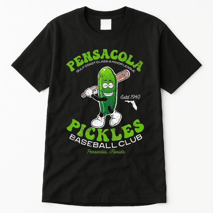 Pensacola Pickles Minor League Retro Baseball Team Tall T-Shirt