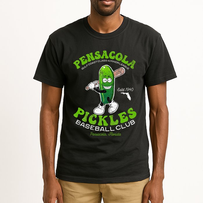 Pensacola Pickles Minor League Retro Baseball Team Tall T-Shirt