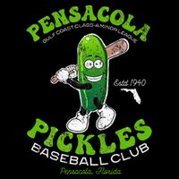 Pensacola Pickles Minor League Retro Baseball Team Button