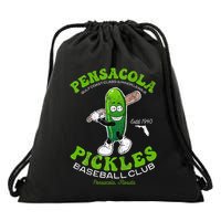 Pensacola Pickles Minor League Retro Baseball Team Drawstring Bag