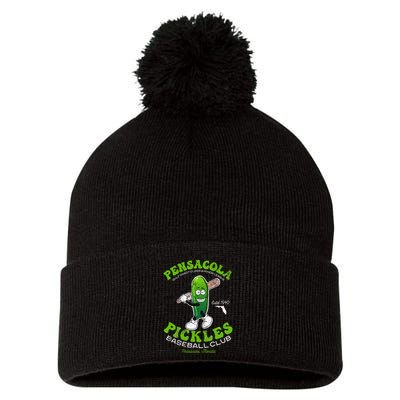 Pensacola Pickles Minor League Retro Baseball Team Pom Pom 12in Knit Beanie