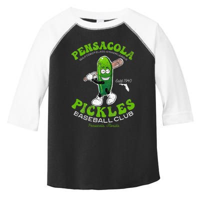 Pensacola Pickles Minor League Retro Baseball Team Toddler Fine Jersey T-Shirt