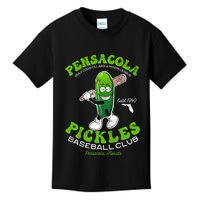 Pensacola Pickles Minor League Retro Baseball Team Kids T-Shirt