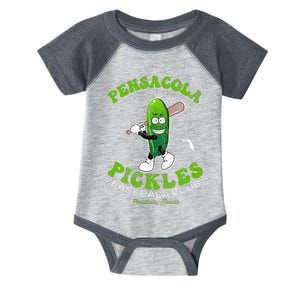 Pensacola Pickles Minor League Retro Baseball Team Infant Baby Jersey Bodysuit