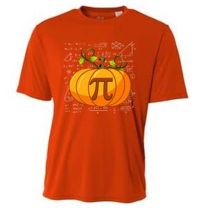 Pumpkin Pie Math Happy Halloween Thanksgiving Pi Day Gift Cooling Performance Crew T-Shirt