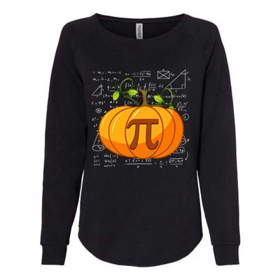 Pumpkin Pie Math Happy Halloween Thanksgiving Pi Day Gift Womens California Wash Sweatshirt