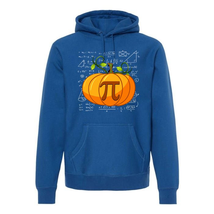 Pumpkin Pie Math Happy Halloween Thanksgiving Pi Day Gift Premium Hoodie