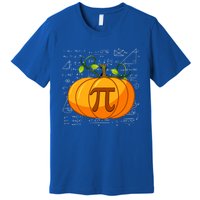 Pumpkin Pie Math Happy Halloween Thanksgiving Pi Day Gift Premium T-Shirt