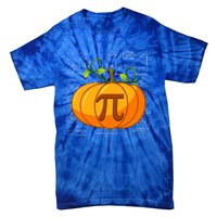 Pumpkin Pie Math Happy Halloween Thanksgiving Pi Day Gift Tie-Dye T-Shirt