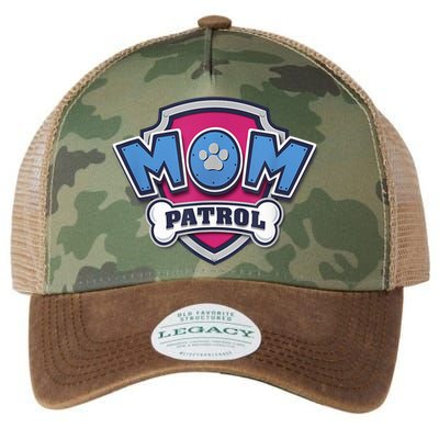 P.A.W. P.A.T.R.O.L MotherS Day Mom Patrol Badge Legacy Tie Dye Trucker Hat