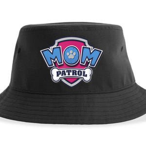 P.A.W. P.A.T.R.O.L MotherS Day Mom Patrol Badge Sustainable Bucket Hat