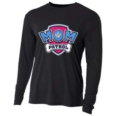 P.A.W. P.A.T.R.O.L MotherS Day Mom Patrol Badge Cooling Performance Long Sleeve Crew