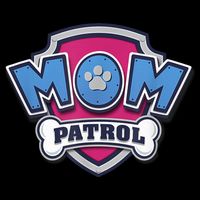 P.A.W. P.A.T.R.O.L MotherS Day Mom Patrol Badge Short Acrylic Beanie