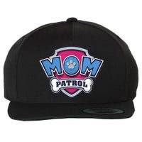 P.A.W. P.A.T.R.O.L MotherS Day Mom Patrol Badge Wool Snapback Cap