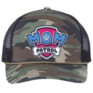 P.A.W. P.A.T.R.O.L MotherS Day Mom Patrol Badge Retro Rope Trucker Hat Cap