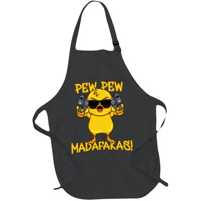 Pew Pew Madafakas Full-Length Apron With Pockets