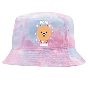 Pom Pomeranian Mom Mummy Mama Mum Mommy Mother Tie-Dyed Bucket Hat