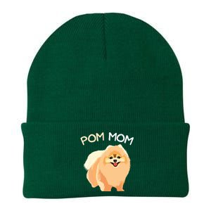 Pomeranian Pom Mom Pomeranian Mama Woman Knit Cap Winter Beanie