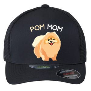 Pomeranian Pom Mom Pomeranian Mama Woman Flexfit Unipanel Trucker Cap