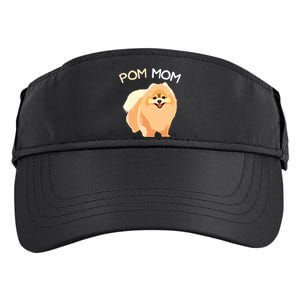 Pomeranian Pom Mom Pomeranian Mama Woman Adult Drive Performance Visor